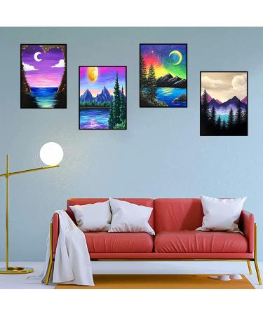 5D Diamond Painting Kits for Adults - Tiny Fun 12 Pack DIY Art Kit with Round Full Drill Diamonds for Home Decoration - 12x16 Inch - Buy Online on SooperMarket.com