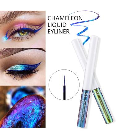 HERBENJOY Chameleon Metallic Liquid Eyeliner - Holographic Glitter Multichrome Eye Makeup (#06) - Buy Online on SooperMarket.com