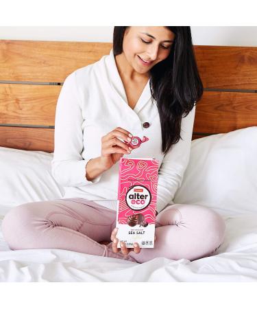 Alter Eco Organic Sea Salt Truffles - Dark Chocolate 4.2 oz | Gourmet Treats - Buy Online on SooperMarket.com