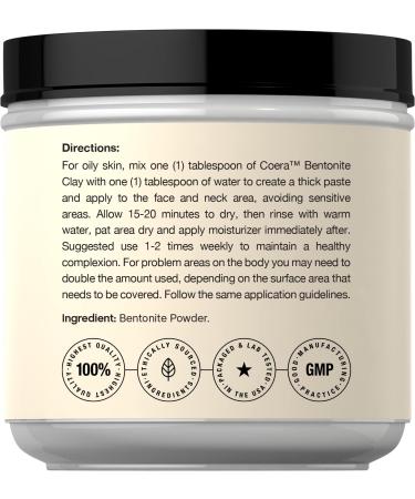 Horbach Bentonite Clay Powder 32 oz - Deep Pore Cleansing Facial Mask - Buy Online on SooperMarket.com