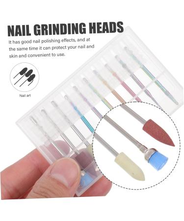 WOFASHPURET 1 Set nail polisher nail drill bits Manicure Pen Sander Handpiece File nail files for natural nails kit manicure bits russian Nail Pen Exfoliating Alloy tungsten steel - Buy Online on SooperMarket.com