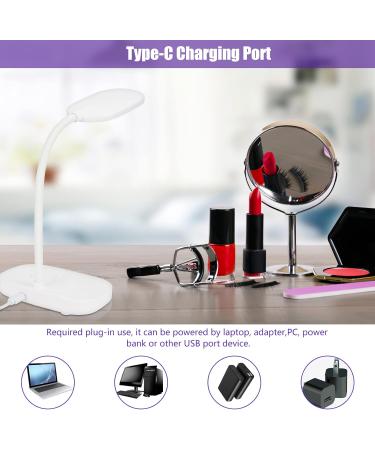 Aceshop Mini LED Nail Lamp - Portable 12W Quick Dry Gel Polish Curing Lamp | 60s USB Timer | 360 Rotatable Design - Home DIY Salon Manicure - Buy Online on SooperMarket.com