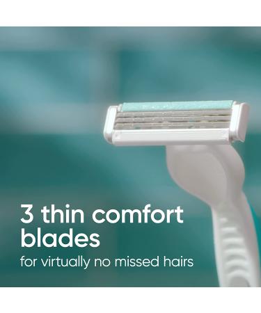 Gillette Venus Simply 3 Sensitive Women's Disposable Razors - Pack of 1 (4 Razors) - Buy Online on SooperMarket.com