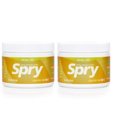 Xlear Spry Chewing Gum Fresh Fruit Sugar Free 100 Count (108 g)