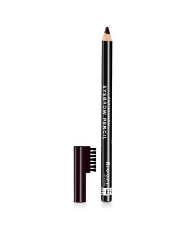 Rimmel London Professional Eyebrow Pencil 004 Black Brown .05 oz (1.4 g)