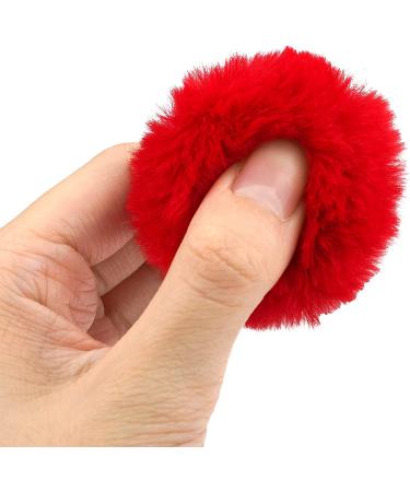 Chiwava 24PCS Catnip Furry Cat Toys Ball Soft Pom Pom Balls - Kitten Chase Quiet Play - Assorted Color - Buy Online on SooperMarket.com
