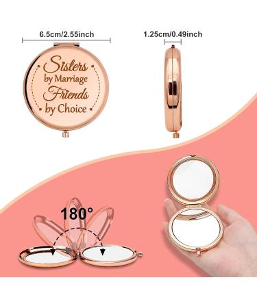 Sister In Law Compact Makeup Mirror - Wedding & Birthday Gifts for Women - Buy Online on SooperMarket.com