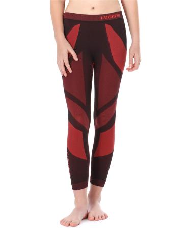 Ladeheid Children's Thermoactive Long Johns LASS0009 158-164 Black/Red (Children)