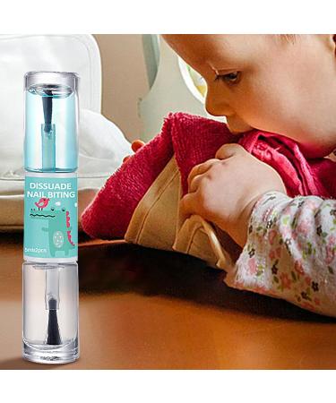 Teksome No Bite Nail Polish | 10ml Anti-Biting Nail Polish | Mild and Safe Nail Biting Stop Tool for Children Adults Teenagers of All Ages - Buy Online on SooperMarket.com