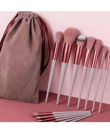 13-Piece Soft Makeup Brushes Set for Face & Eyes - Precision Cosmetics Tool Kit for Flawless Application (Brown) - International Shipping Available - Buy Online on SooperMarket.com