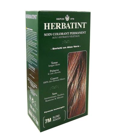 Herbatint Permanent Dye Care Of 8 Plant Extracts 150ml - 7M Mahogany Blonde