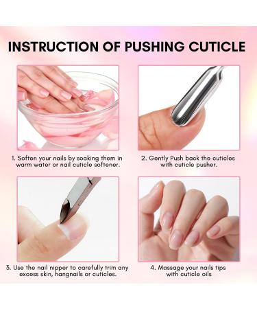 Makartt Nail Shaver Spatula Set - Stainless Steel Nail Push Pusher for Manicure & Artificial Nail Removal - Buy Online on SooperMarket.com