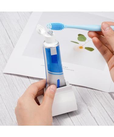 WSERE 2 Pack White Toothpaste Squeezer Roller Tube Squeezers Various Tubes Dispenser Holder Stand Reliable Quality Easy to Use and Efficient - Buy Online on SooperMarket.com