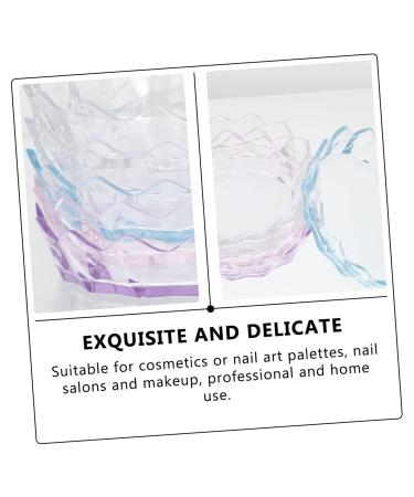 15 Pcs Nail Art Palette Set - DIY Color Mixing Trays for Nail Polish | Assorted 8.7x8.7cm Nail Art Supplies - Buy Online on SooperMarket.com