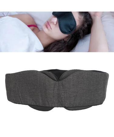 3D Contoured Sleep Eye Patch Light Blocking Memory Cotton Eye Pad with Adjust Strap for Deeper Relaxation