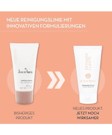 JEAN D'ARCEL D MAQUILLANTE Gommage Eclat - Cream Scrub Against Impurities Such As Pimples and Blackheads - With Almond Oil & MultiMoist CLR - Glow Exfoliating - 50 ml - Buy Online on SooperMarket.com