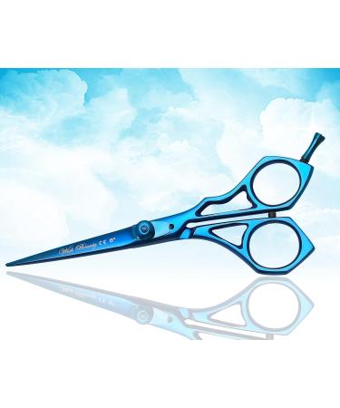 Glamified Glam Blue 6'' Hairdressing Scissors Professional Hairdressers Scissors Barber Scissors for Hair Cutting RightHand Hair Cutting Scissors Sharp Blades Hair Scissors for Women Men & Kids. - Buy Online on SooperMarket.com