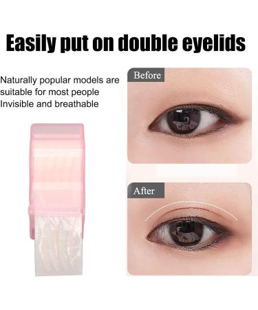 360pcs Lace Eyelid Lifter Tape Invisible Fiber Double Eyelid Tape Stickers Roll Lace Mesh S Shape Water Adhesive Eyelid Stickers for Droopy Uneven (with Fork Rods and Tweezers) - Buy Online on SooperMarket.com