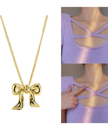 Oralgos Elegant Butterfly Necklace | Handmade Adjustable Choker & Loop Pendant | Perfect Silver Gift for Women - Buy Online on SooperMarket.com