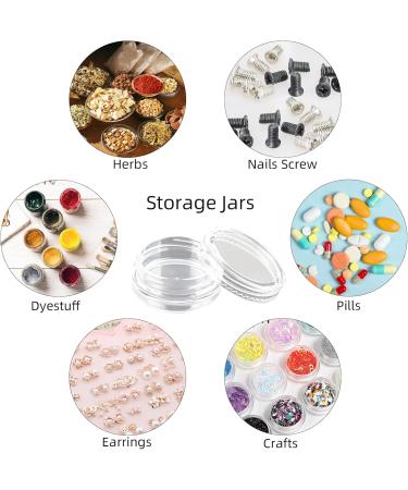 AMANMAN 100 pcs Empty 3ml Cream Doses - Travel-Friendly Screw Cap Containers for Cosmetics Lip Balm and Cream Samples - Buy Online on SooperMarket.com