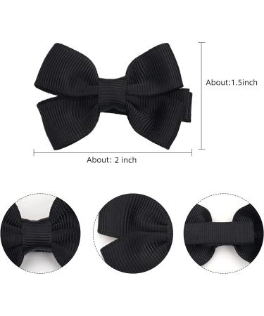 JOYOYO 50 Pcs Baby Hair Clips Small Hair Clips For Baby Girls Small Size Bows 2 Inch Tiny Bows Full Ribbon Lined Non-slip Baby Hair Bows Hair Clips for Toddlers - Buy Online on SooperMarket.com