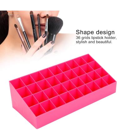 Alvinlite Lipstick Display Stand - 36 Space Pink Plastic Lipstick Organizer Rack for International Shipping - Buy Online on SooperMarket.com