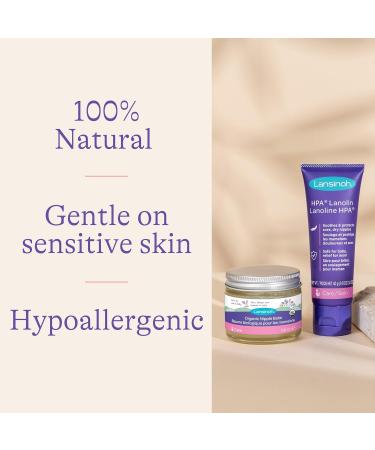 Lansinoh Organic Nipple Balm and HPA Lanolin Nipple Cream Bundle for Breastfeeding Lanolin 40gr + ONB - Buy Online on SooperMarket.com