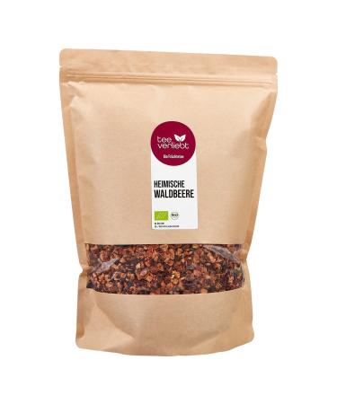 FRUTEG Loose fruit tea native forest berry 1000 g | Fruit tea loose - finest leaf quality | Balanced composition of the tea mix of domestic berries | Fruit tea bio lots 1 kg