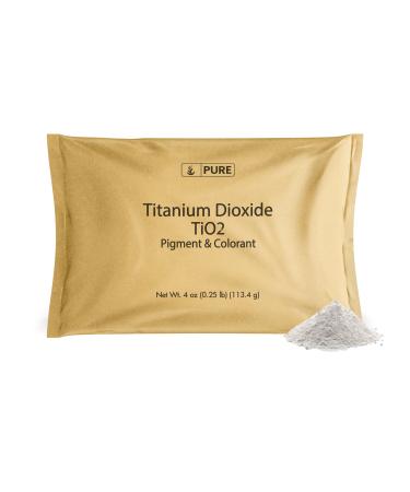 Pure Original Ingredients Titanium Dioxide (4 oz) Naturally Occurring, Pigment & Colorant