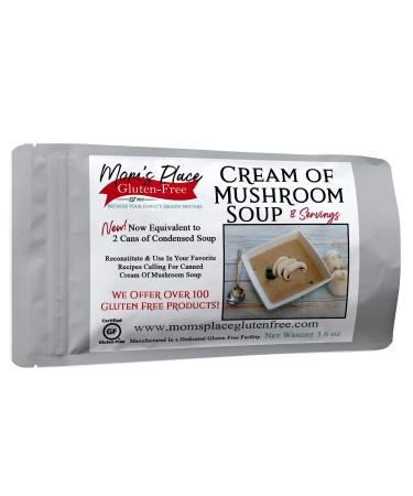 Moms Place Gluten Free & Dairy Free Cream of Mushroom Soup Mix, Equal to 2 Cans of Condensed Soup 2.4 oz 2.4 Ounce (Pack of 1)