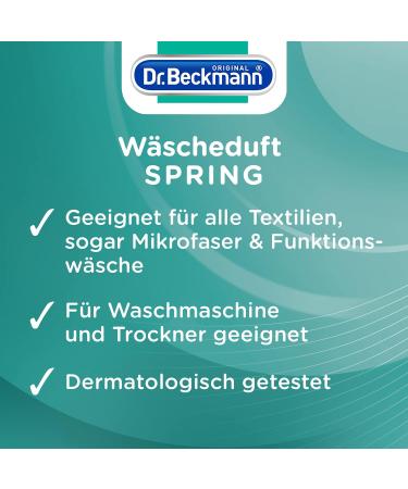 Dr. Beckmann Laundry Air Spring - Fresh Long-Lasting Fragrance for All Textiles | 250 ml | No Fabric Softener Needed - Buy Online on SooperMarket.com
