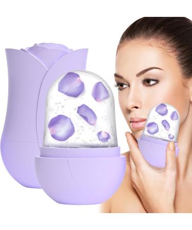 Ice Roller for Face - Beauty Ice Roller Silicone Ice Face Roller Cube Ice Roller for Face and Eye Facial Beauty Ice Roller Skin Care Tools Purple - Buy Online on SooperMarket.com