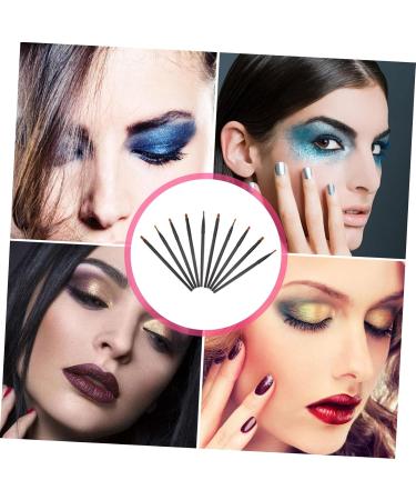 Healeved 30 Pcs Nose Shadow Brush Makeup Concealer Brush Eye Makeup Applicator Artificial Fiber Black - Buy Online on SooperMarket.com