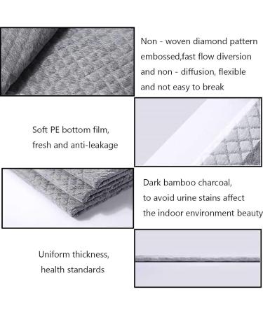 50Pcs Large Dog Pee Pads 18 x 24 Inch Puppy Pads Pet Training Pads 5-Layer Disposable Strong Absorption Pads Bamboo Charcoal Leakproof Cage Liners for Doggie Kittens Rabbits - Buy Online on SooperMarket.com