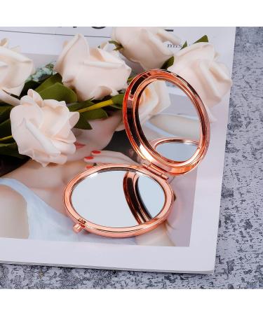 AMBREGRISSUN Rose Gold Makeup Compact Mirror - Perfect Graduation Gift for Women, Sisters, Daughter, Friends - Funny Birthday, Valentine's Day, Christmas Stocking Stuffer - Buy Online on SooperMarket.com