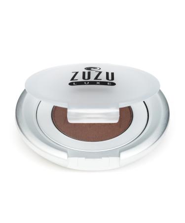 Zuzu Luxe Mineral Eyeshadow (Espresso - Darkest Brown/Matte)  Richly pigmented  velvety smooth formula. Natural  Paraben Free  Vegan  Gluten-free  Cruelty-free  Non GMO  0.07 oz