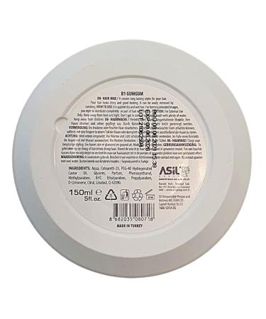 Nishman Hair Styling Gloss Gel Wax Gum (150ml) - Long-Lasting Hold for All Hair Types | International Shipping Available - Buy Online on SooperMarket.com