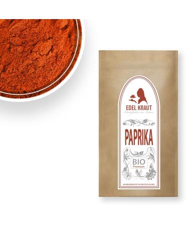Paprika noble -sweet 1kg organic |Noble herb - 1000g natural clean bio paprika powder - Premium paprika wigs - Organic sweet pepper powder - without any additives organic paprika 1000 g