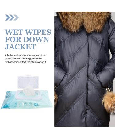 Angoily Stain Remover for Clothes: Instant Stain Remover Wipes Cleaning Wipes Clothes Dry Cleaner Wipes Wet Tissue for down Jacket Leather Cleaning Furniture Shoes 30pcs - Buy Online on SooperMarket.com