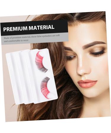 ABOOFAN 3pairs Halloween False Eyelashes Fake Eyelashes Artificial Eyelashes Women False Eyelashes Cosplay Eyelashes Lashes Exaggeration Lashes Extend 3d Imported Fiber Strip - Buy Online on SooperMarket.com