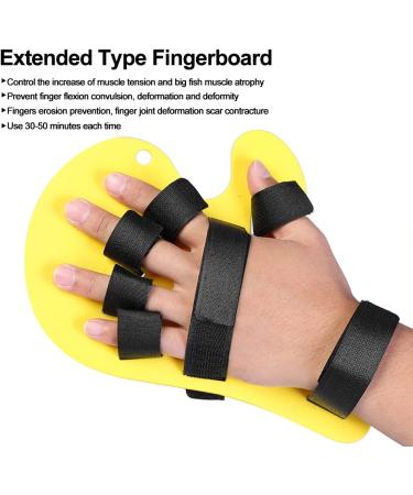Finger Orthotics Extended Hand Splint Training Support - Yellow - Buy Online on SooperMarket.com