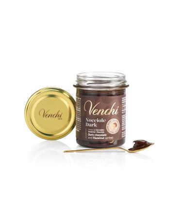 Venchi Dark Chocolate & Piedmont Hazelnut Spread 7.05 oz | Gluten Free & Vegan | International Shipping - Buy Online on SooperMarket.com