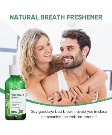 Bad Breath Serum for Adults | Natural Freshening Drops | Lasts 8 Hours | Minty Taste - 30ml - Buy Online on SooperMarket.com