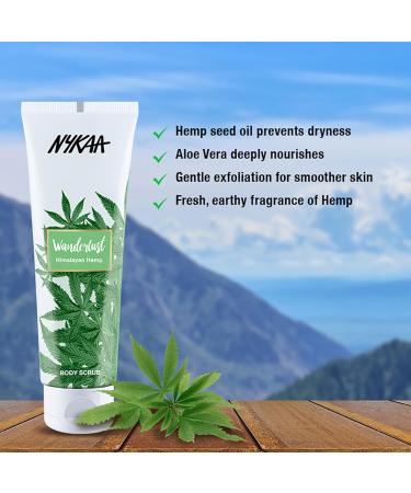 Wanderlust Body Scrub - Himalayan Hemp by Nykaa Naturals | Exfoliating Scrub for Women - 4.93 oz | Shop Internationally - Buy Online on SooperMarket.com