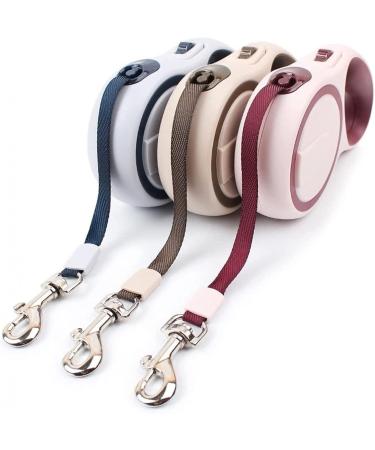 Hycyyfc Roller Linen Dog Leash - 3/5m Adjustable Pull-Out Leash for Small & Large Dogs Comfortable Handle Robust Training Line in Blue - Buy Online on SooperMarket.com