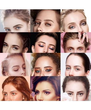 Yesallwas Black Eyebrows Tattoo 4D Hair-Like Fake Waterproof Eyebrows - Long-Lasting & Realistic Transfer Sticker (STM-06) - Buy Online on SooperMarket.com
