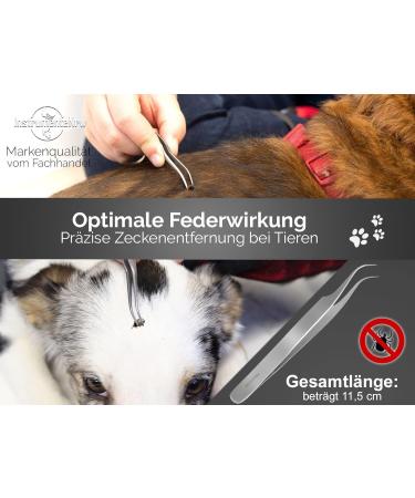 Original Tick Tweezers | Splinter Tweezers 11.5 cm for Safe and Easy Removal - International Shipping Available - Buy Online on SooperMarket.com