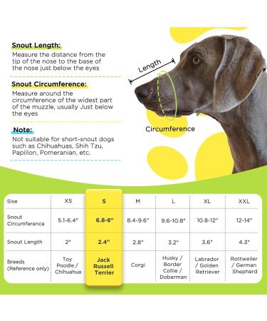 BONTHEE Dog Muzzle Soft Mesh Muzzles for Small Medium Large Sized Dogs Muzzle for Dogs to Prevent Biting Breathable Puppy Muzzle for Scavenging Grooming Biting Chewing and Licking - Buy Online on SooperMarket.com