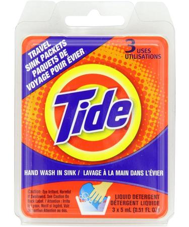 Tide Travel Sink Packets Size 3ct
