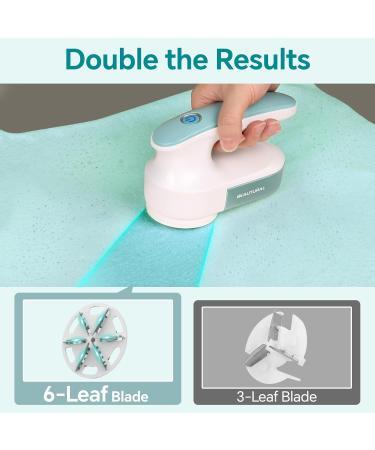 Buy BEAUTURAL Fabric Shaver & Lint Remover - Rechargeable Defuzzer with 2 Speeds & Replaceable Blade | Remove Fuzz & Lint from Clothes & Furniture - International Shipping - Buy Online on SooperMarket.com